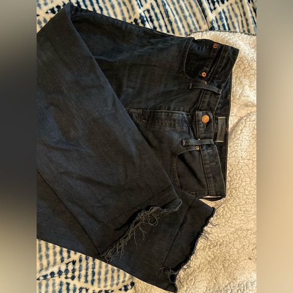 Madewell dark wash slim wide leg size 26 jeans - Picture 5 of 8